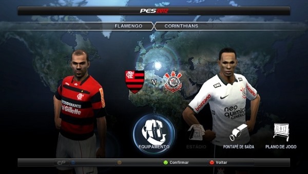 PES 2012: Brazukas 3.0 (PS2) Amistosos #42 Figueirense x Heerenveen 