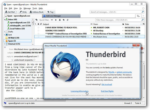 Mozilla Thunderbird 115.6.0 instal the last version for windows