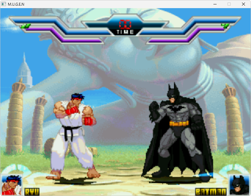 Super Heroes Mugen tela demo de luta baixesoft 1