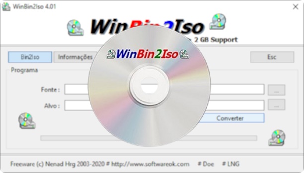 instaling WinBin2Iso 6.21