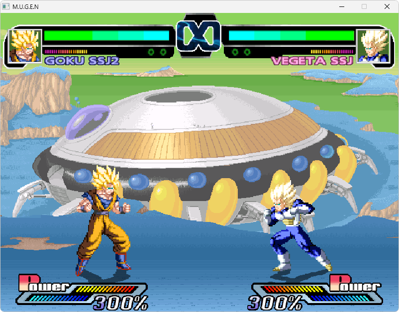 Dragon Ball Heroes MUGEN tela demonstracao de luta