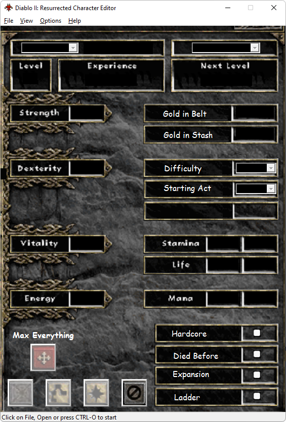 Diablo 2 Character Editor