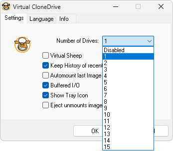 Virtual CloneDrive captura de tela demo