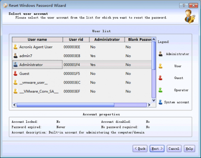 Lazesoft Recover My Password captura de tela 1