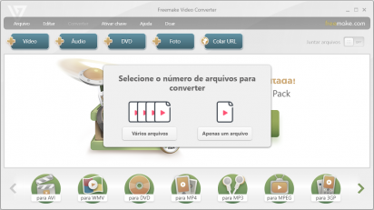 Freemake Video Converter captura de tela 1 baixesoft