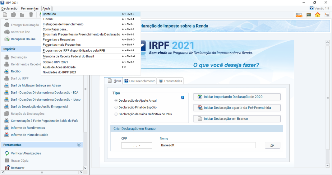 IRPF 2022 para Windows Download